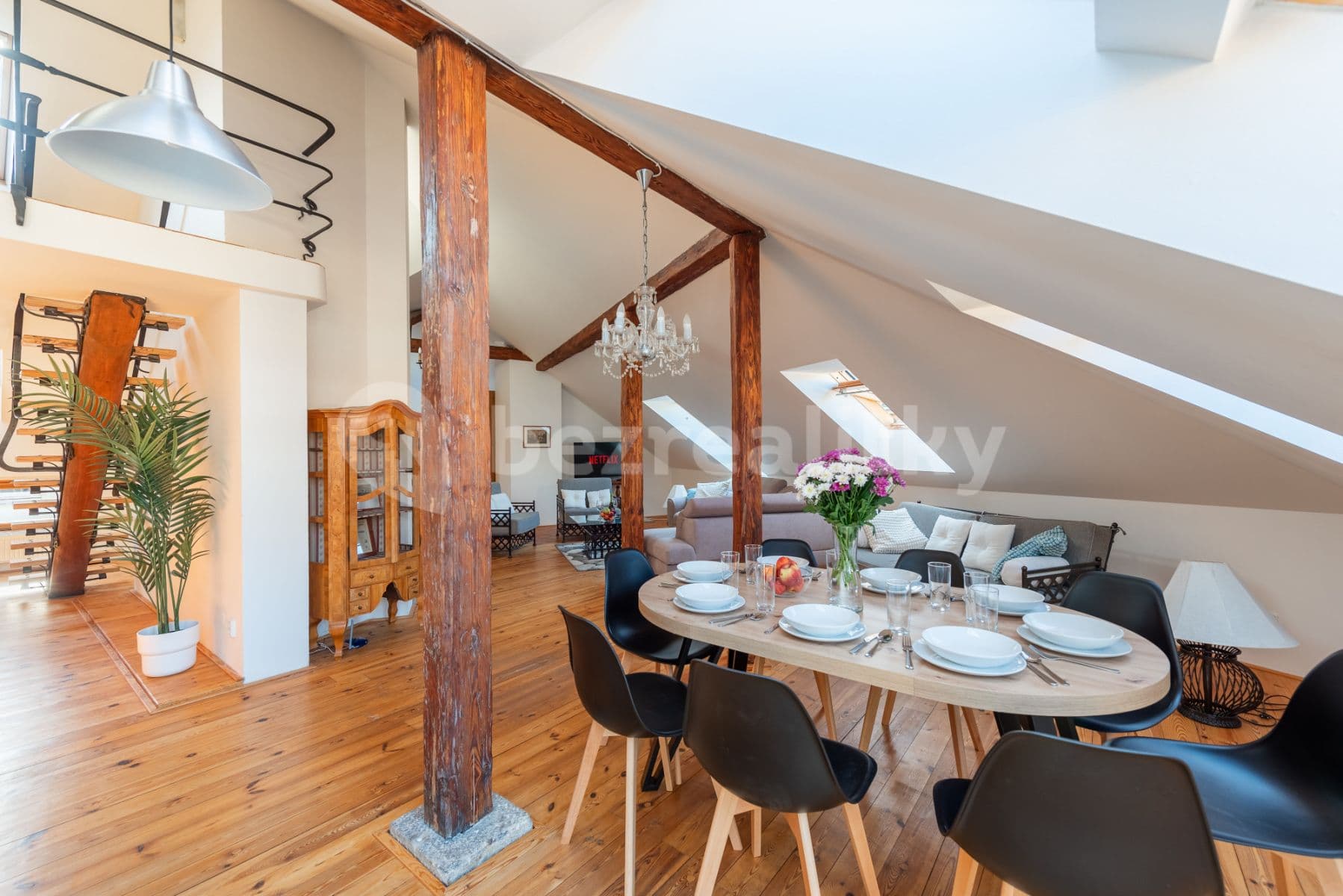 flat to rent, 80 m², Pštrossova, Prague, Prague