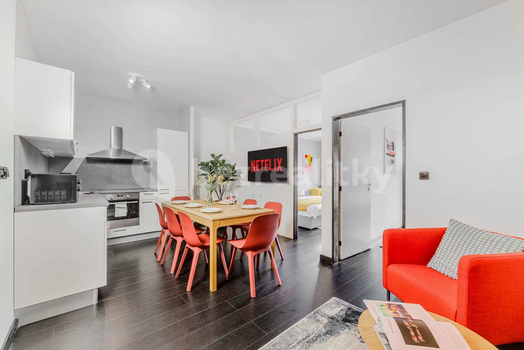 flat to rent, 95 m², Křižíkova, Prague, Prague