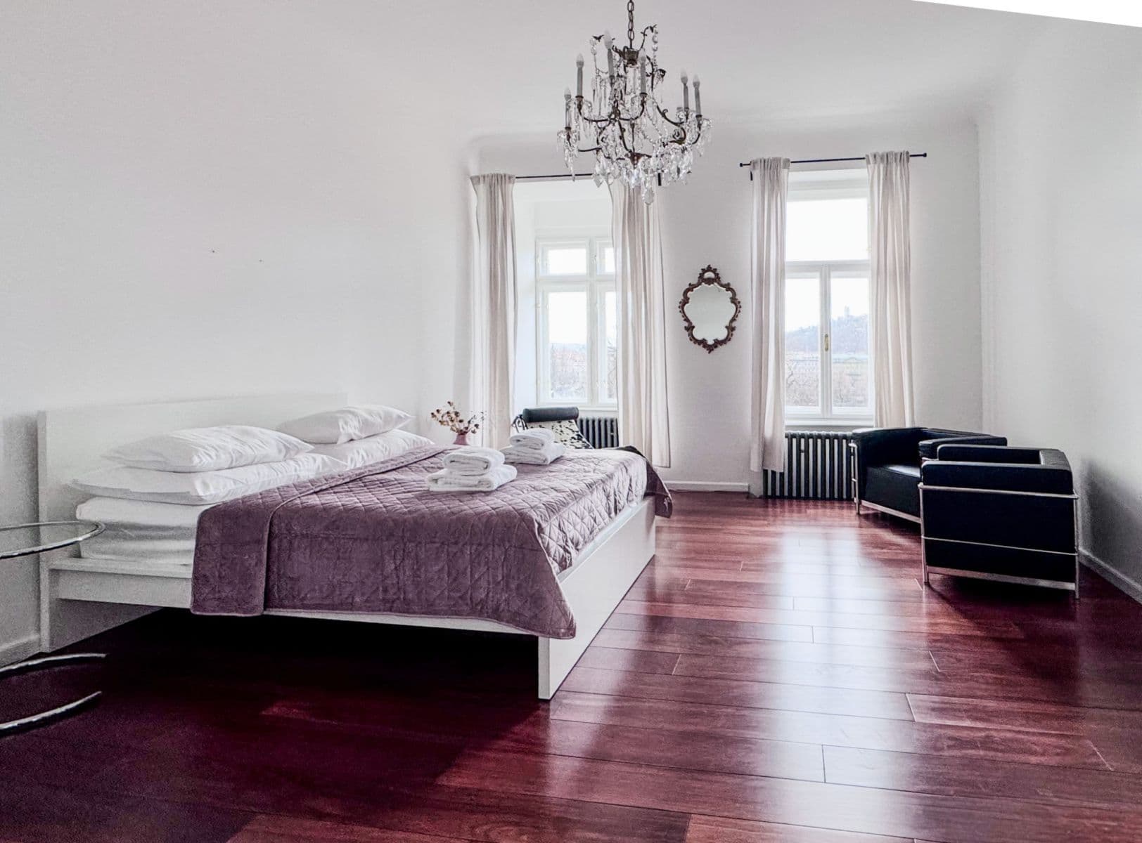 flat to rent, 80 m², Masarykovo nábřeží, Prague, Prague