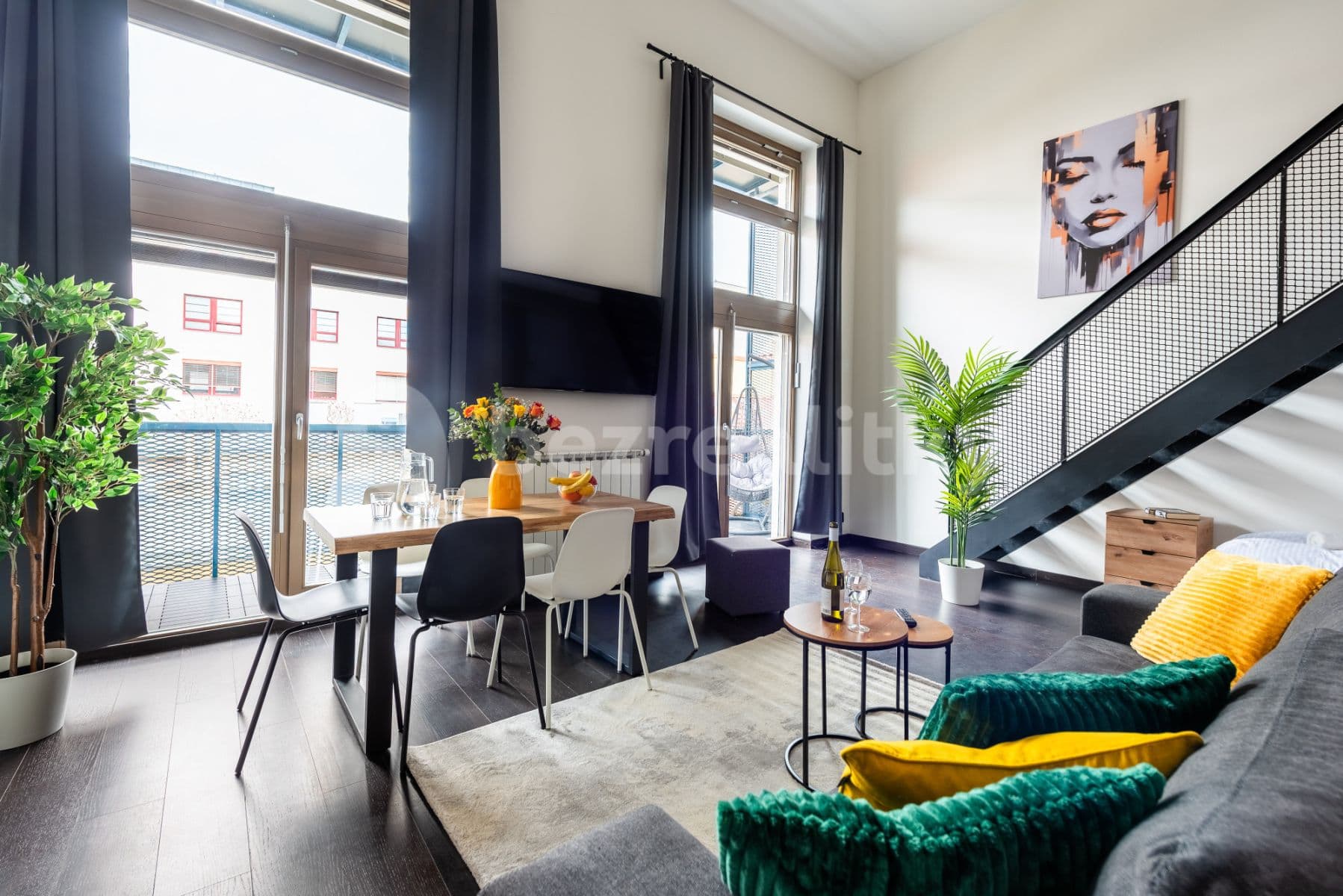 flat to rent, 72 m², Křižíkova, Prague, Prague