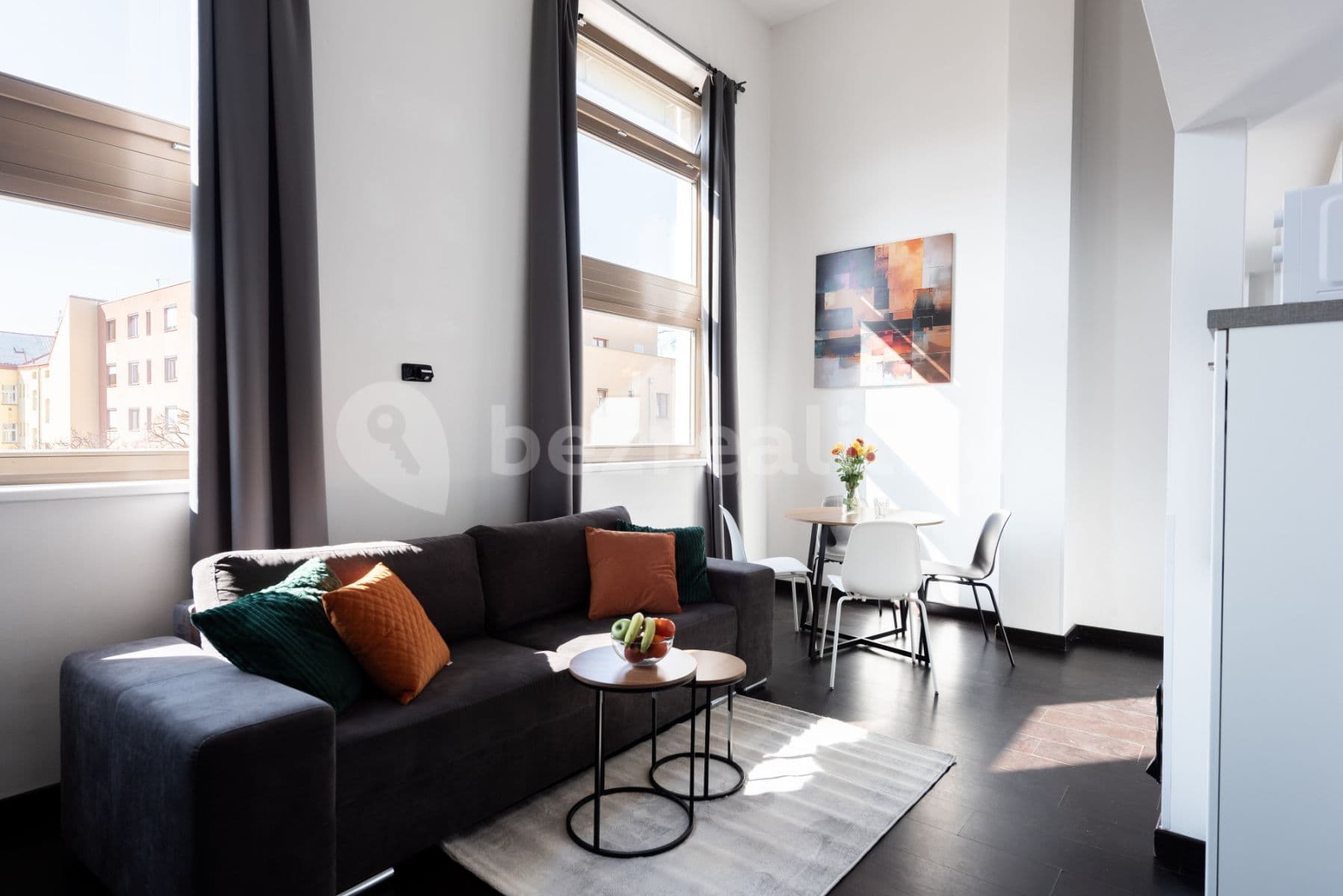 flat to rent, 72 m², Křižíkova, Prague, Prague