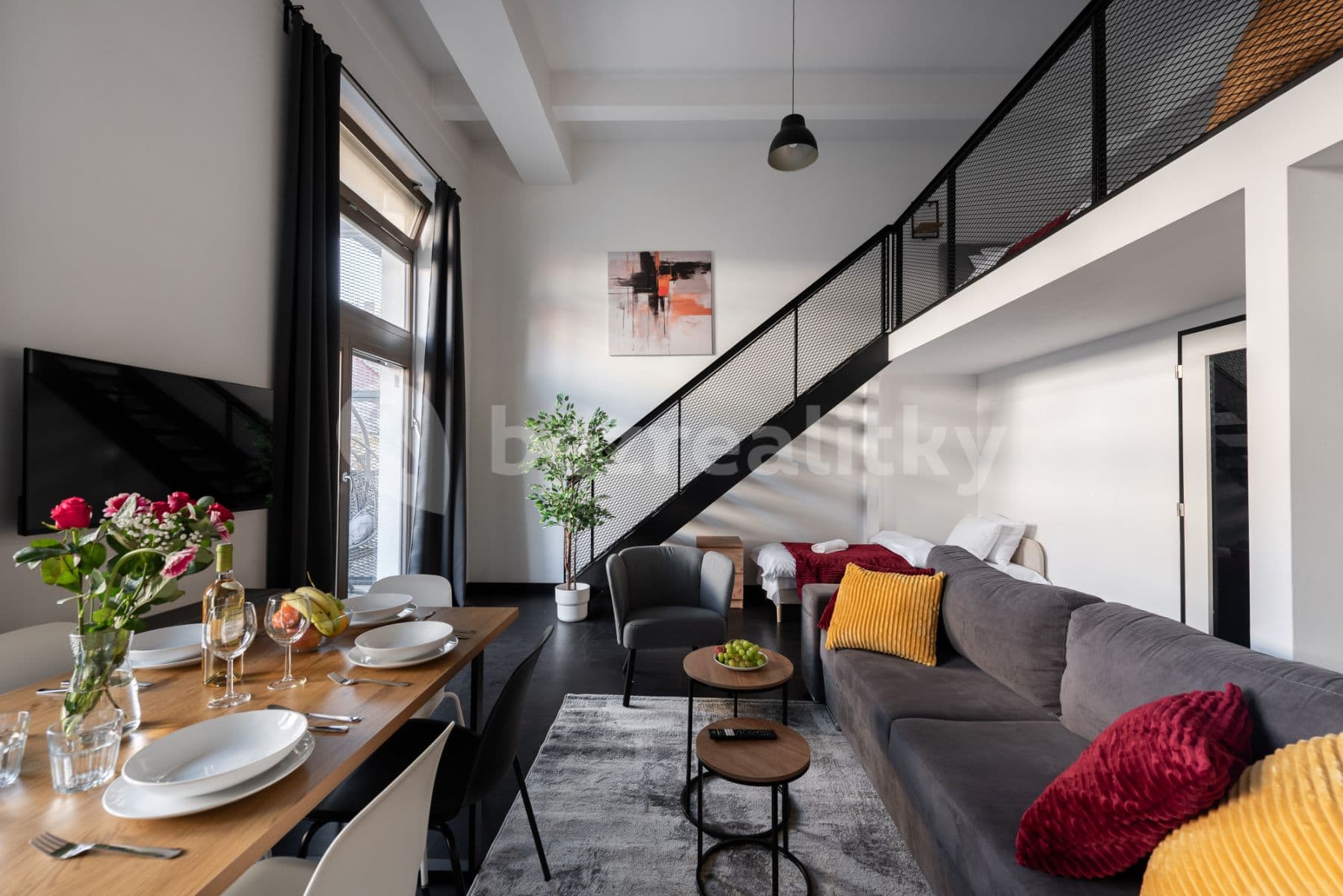 flat to rent, 72 m², Křižíkova, Prague, Prague