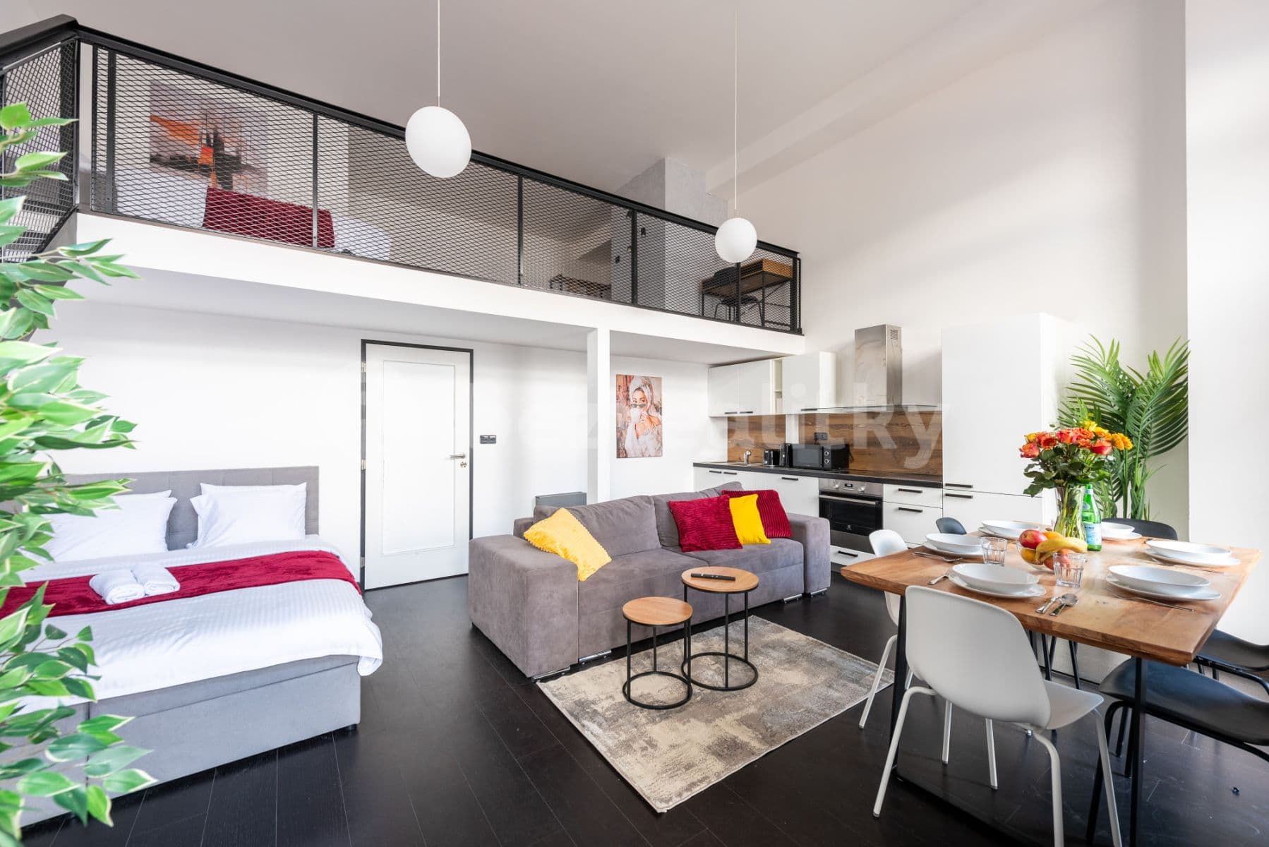 flat to rent, 72 m², Křižíkova, Prague, Prague