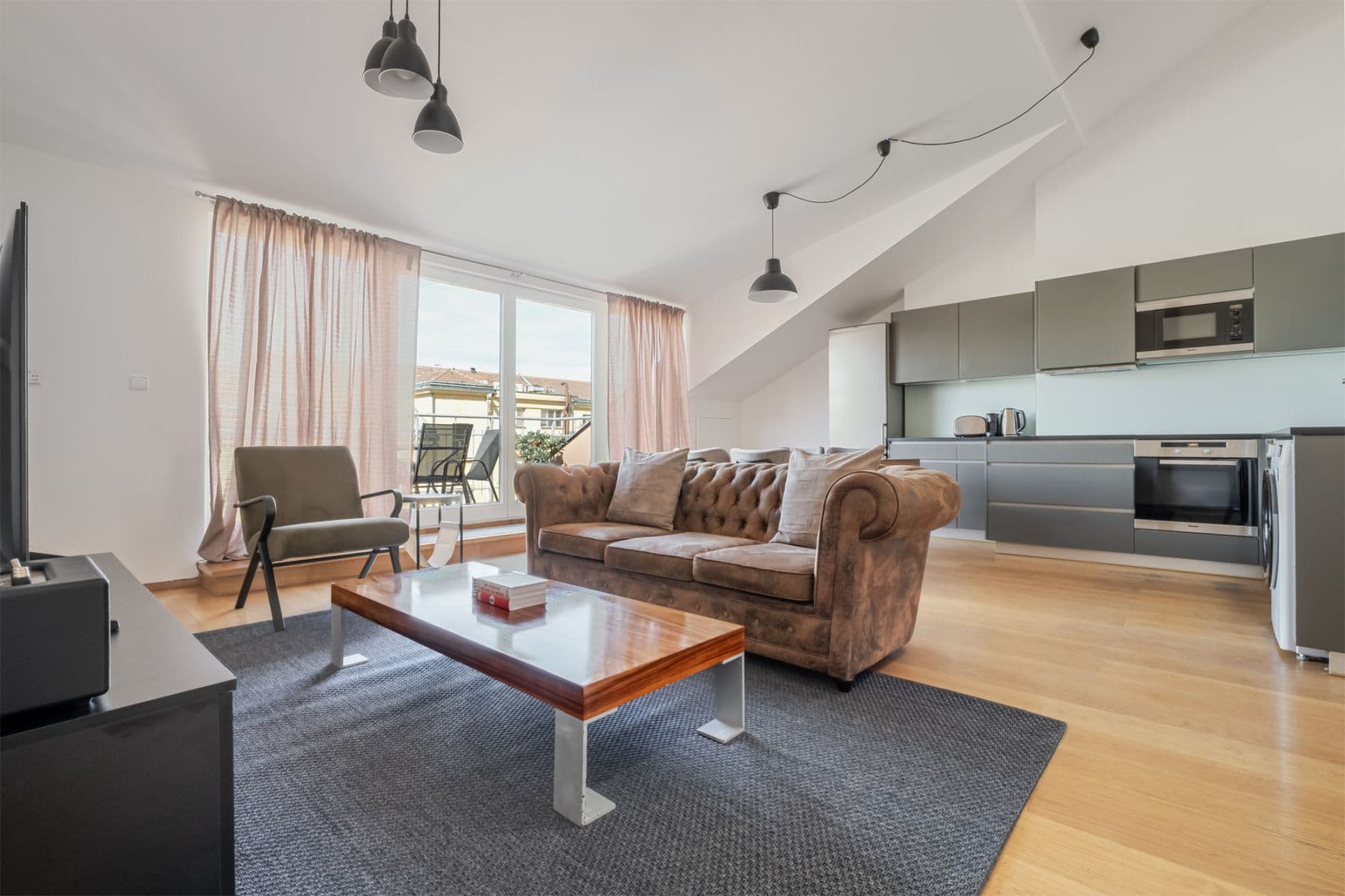 flat to rent, 115 m², Křížkovského, Prague, Prague