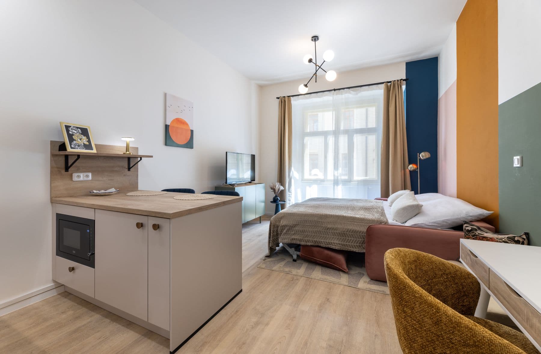 flat to rent, 29 m², Chlumova, Prague, Prague