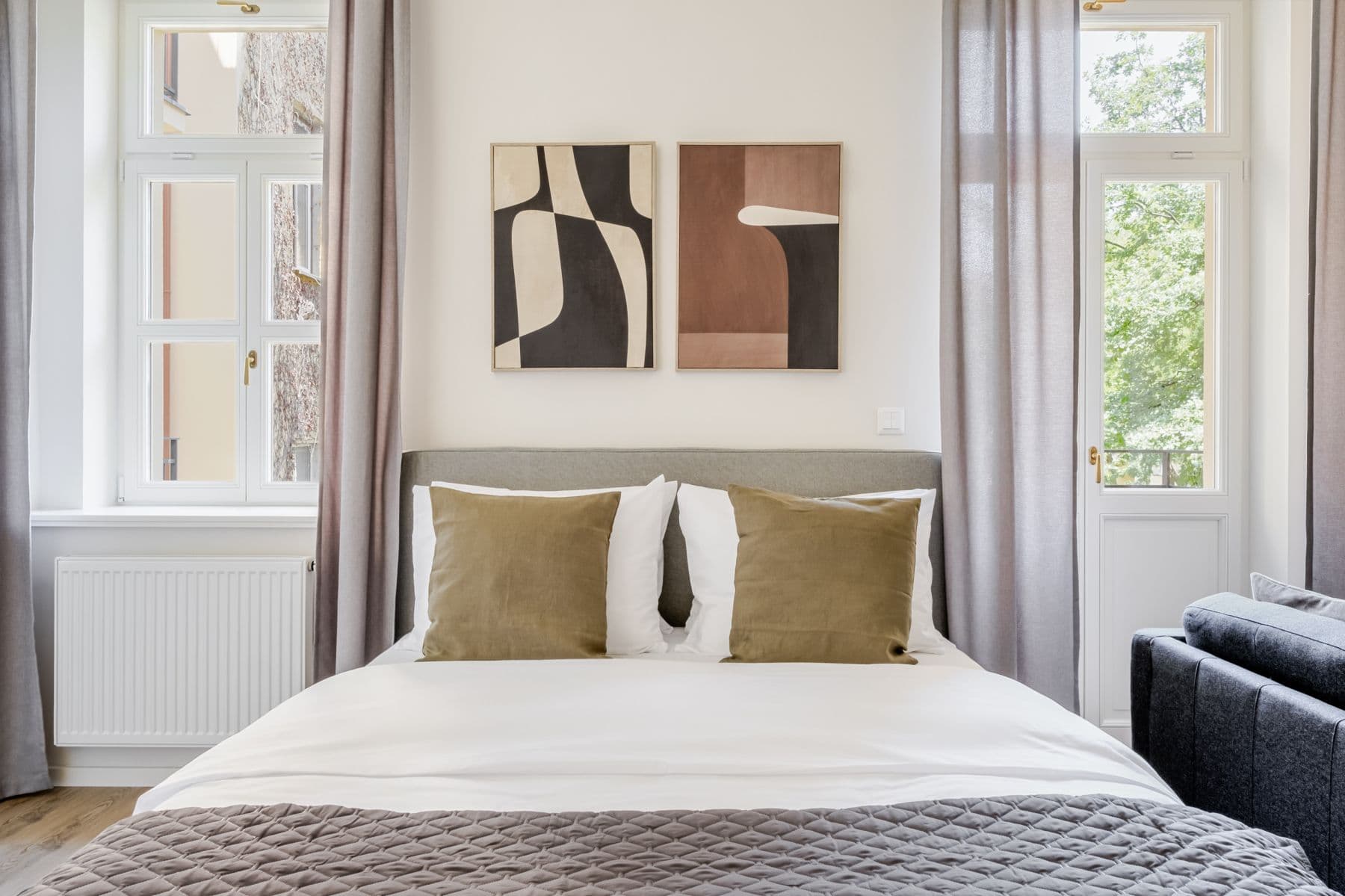 flat to rent, 37 m², Veletržní, Prague, Prague