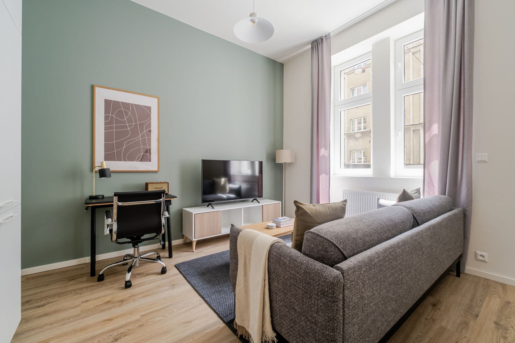 flat to rent, 45 m², Veletržní, Prague, Prague