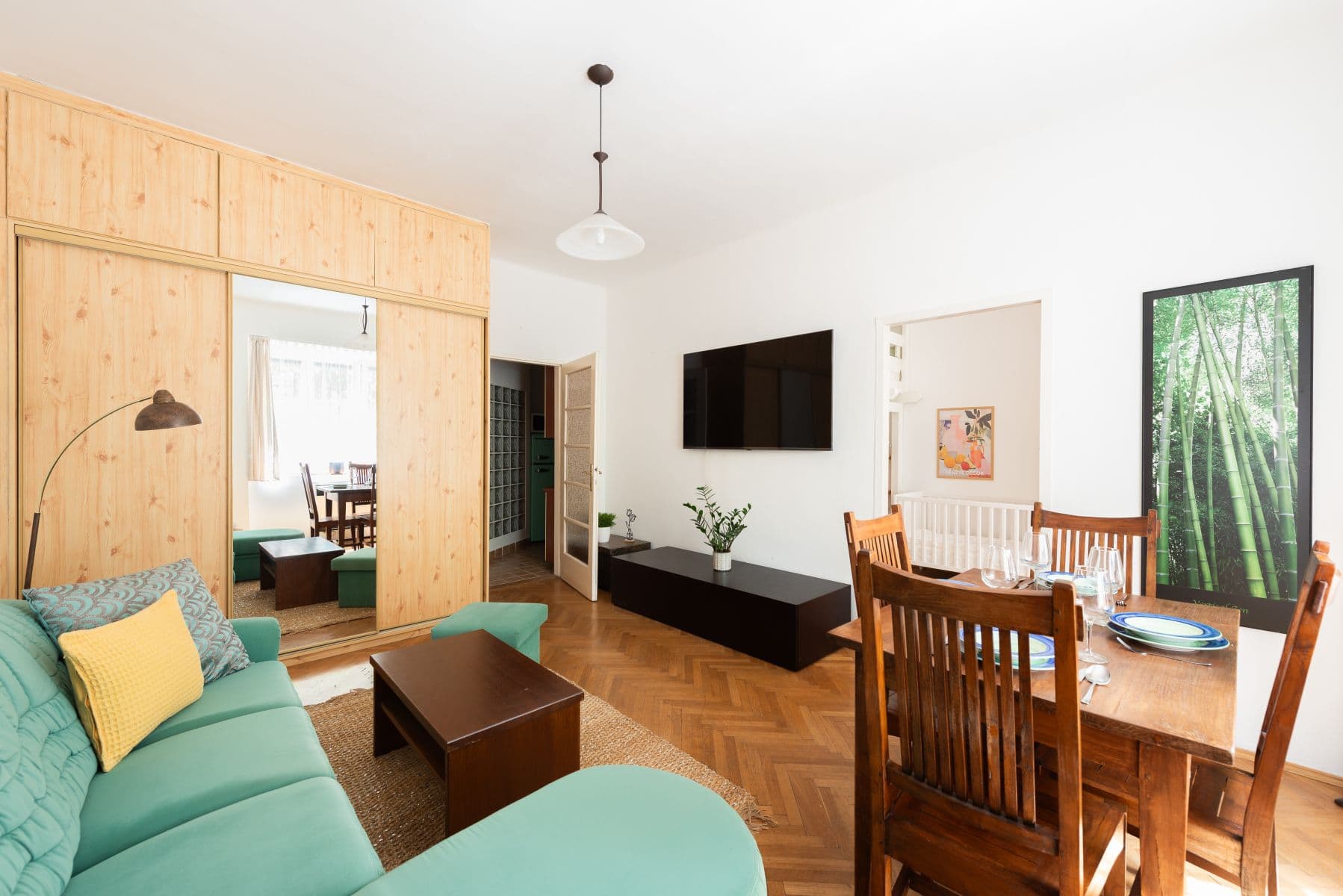 flat to rent, 47 m², Hartigova, Prague, Prague