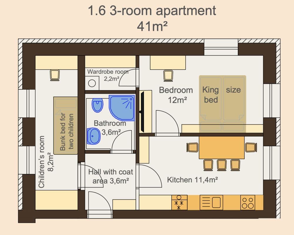 flat to rent, 40 m², Zbraslavská, Prague, Prague