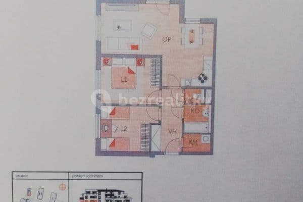 2 bedroom with open-plan kitchen flat to rent, 68 m², Theinova, Praha
