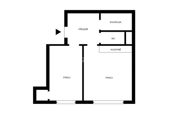 1 bedroom with open-plan kitchen flat to rent, 48 m², Jeseniova, Praha