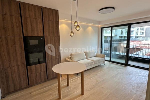 1 bedroom with open-plan kitchen flat to rent, 50 m², V Přístavu, Praha