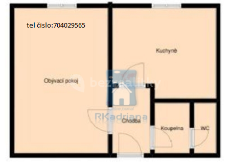1 bedroom flat for sale, 40 m², U Jam, Plzeň