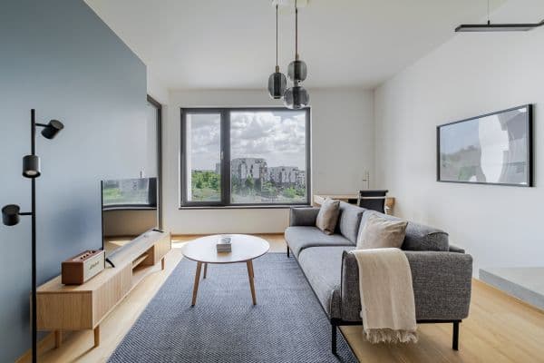 flat to rent, 55 m², V Třešňovce, Praha