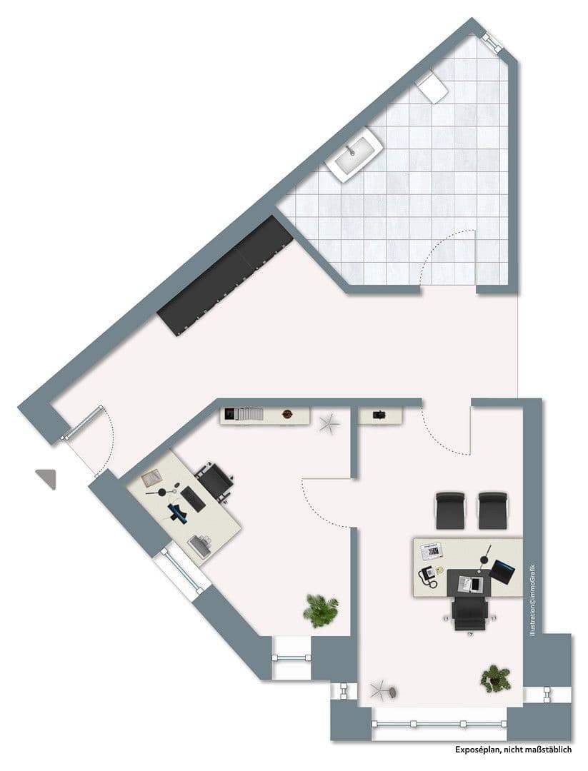 office to rent, 32 m², Eugen-Kaiser-Straße 18, Hanau, Hesse office to rent, 32 m², Eugen-Kaiser-Straße 18, Hanau, Hesse