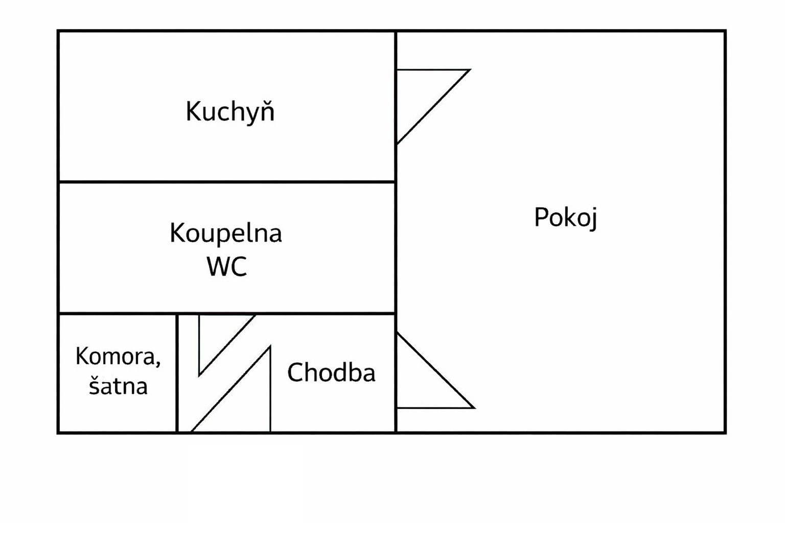 1 bedroom flat to rent, 36 m², Pod Lipami, Prague, Prague 1 bedroom flat to rent, 36 m², Pod Lipami, Prague, Prague