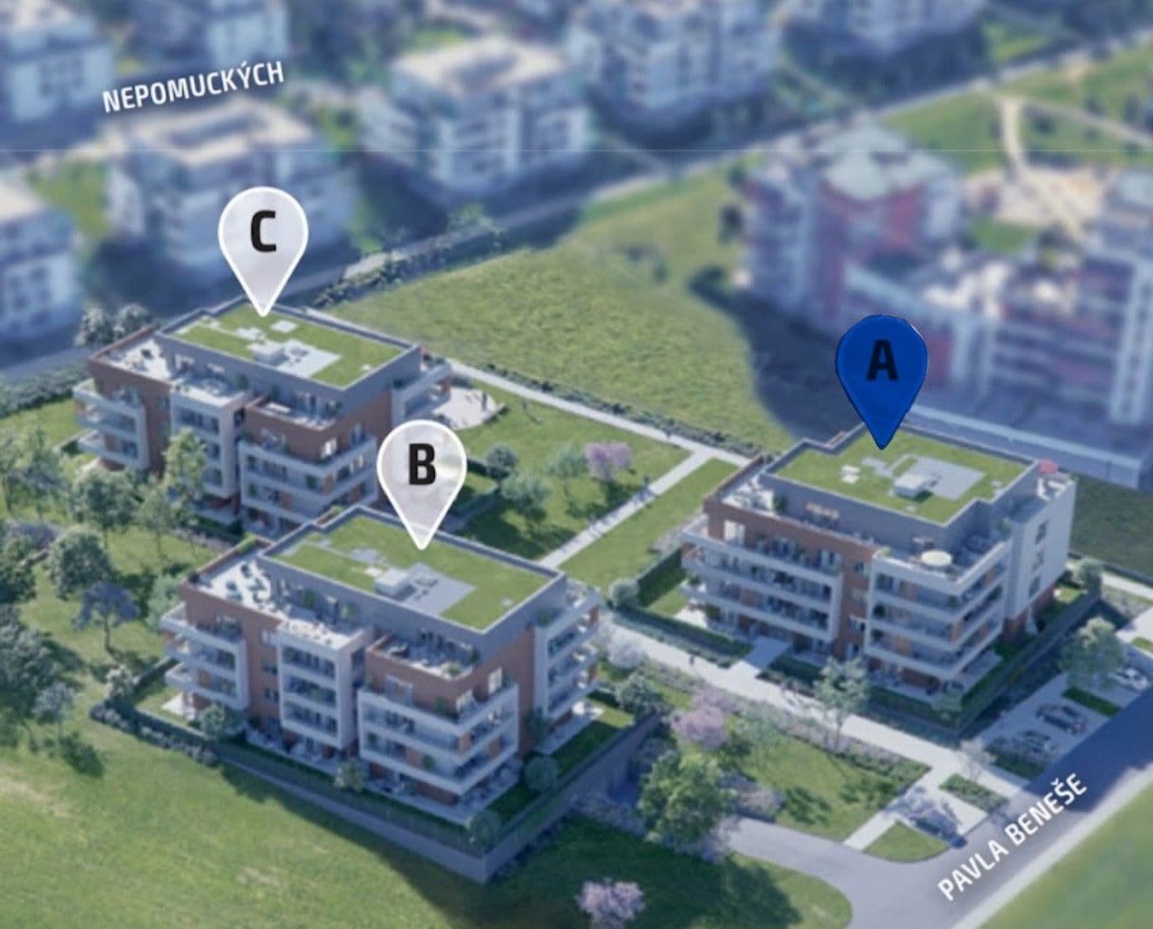 2 bedroom with open-plan kitchen flat to rent, 99 m², Pavla Beneše, Prague, Prague 2 bedroom with open-plan kitchen flat to rent, 99 m², Pavla Beneše, Prague, Prague