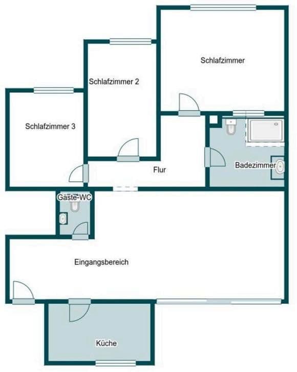 4 bedroom flat to rent, 113 m², Am Gottesberg 30, Bielefeld-Kirchdornberg, North Rhine-Westphalia 4 bedroom flat to rent, 113 m², Am Gottesberg 30, Bielefeld-Kirchdornberg, North Rhine-Westphalia