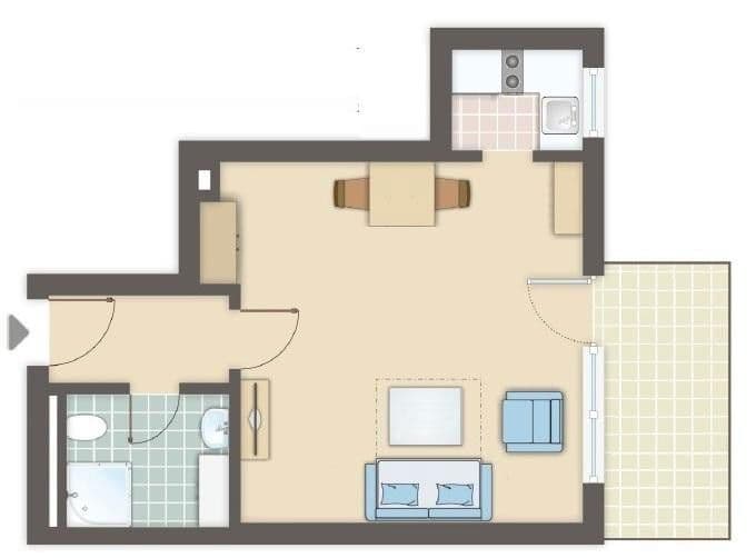 1 bedroom flat for sale, 28 m², Hamburg, Hamburg 1 bedroom flat for sale, 28 m², Hamburg, Hamburg