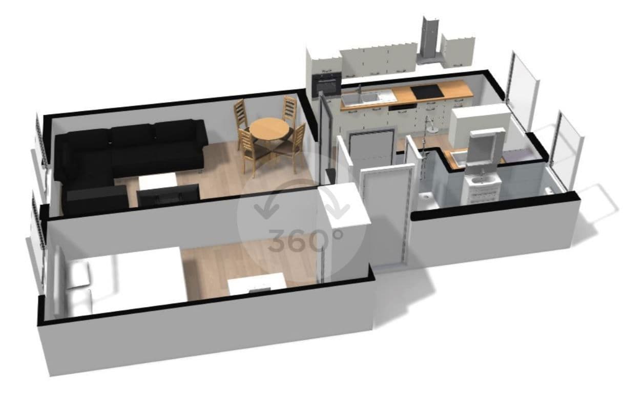 2 bedroom flat to rent, 53 m², Mannheim, Baden-Württemberg 2 bedroom flat to rent, 53 m², Mannheim, Baden-Württemberg