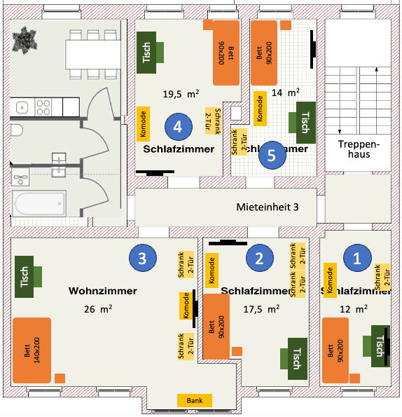 flat to rent, 17 m², Wilhelm-Külz-Str. 6, Halle, Saxony-Anhalt flat to rent, 17 m², Wilhelm-Külz-Str. 6, Halle, Saxony-Anhalt