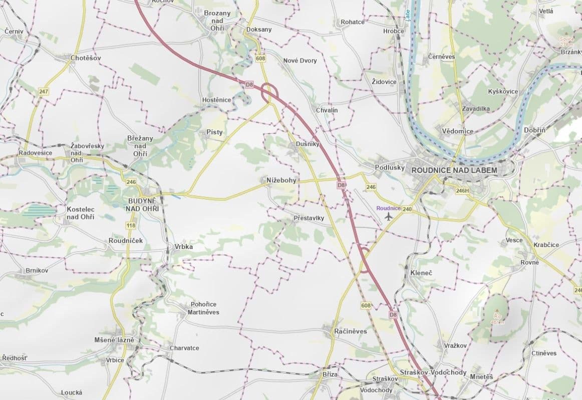 plot for sale, 10,506 m², Budyně nad Ohří, Ústecký Region plot for sale, 10,506 m², Budyně nad Ohří, Ústecký Region