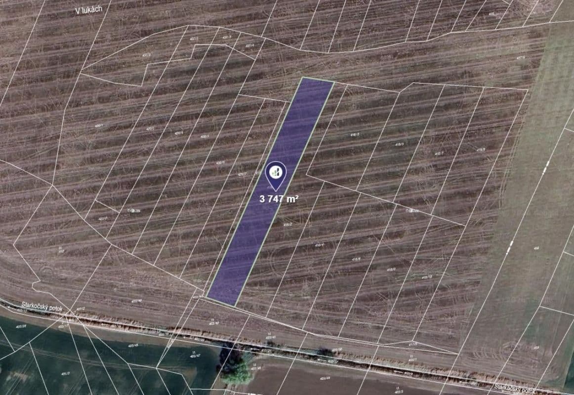 plot for sale, 1,874 m², Bílé Podolí, Středočeský Region plot for sale, 1,874 m², Bílé Podolí, Středočeský Region