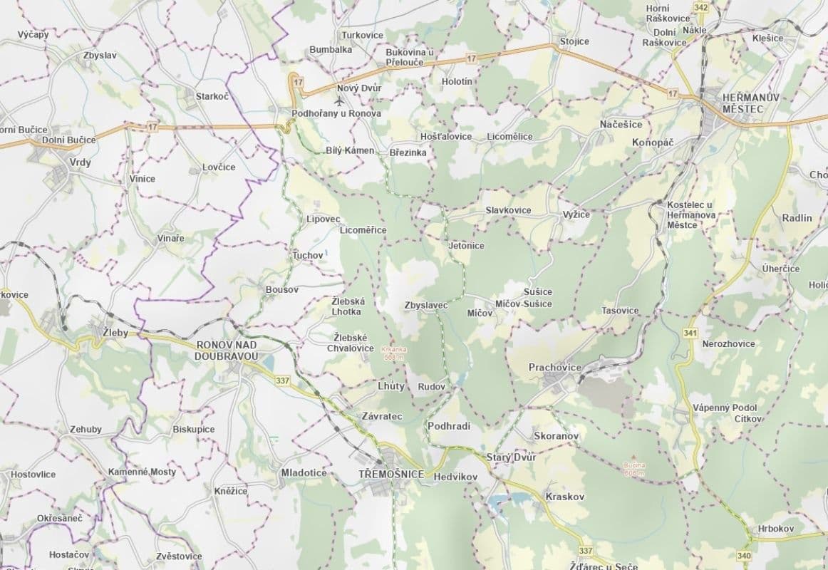 plot for sale, 1,134 m², Lipovec, Pardubický Region plot for sale, 1,134 m², Lipovec, Pardubický Region