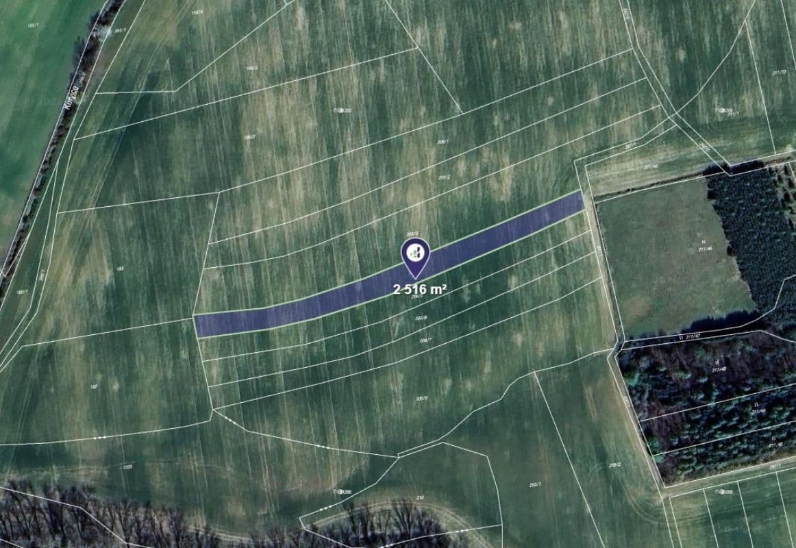 plot for sale, 1,258 m², Lipovec, Pardubický Region plot for sale, 1,258 m², Lipovec, Pardubický Region