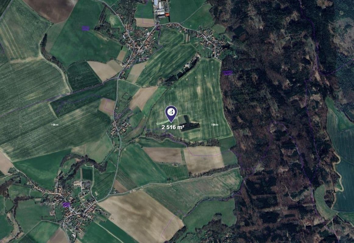 plot for sale, 1,258 m², Lipovec, Pardubický Region plot for sale, 1,258 m², Lipovec, Pardubický Region