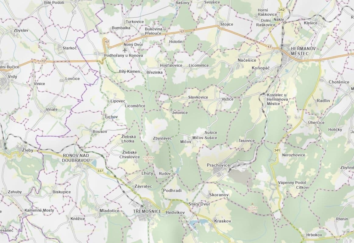 plot for sale, 1,258 m², Lipovec, Pardubický Region plot for sale, 1,258 m², Lipovec, Pardubický Region