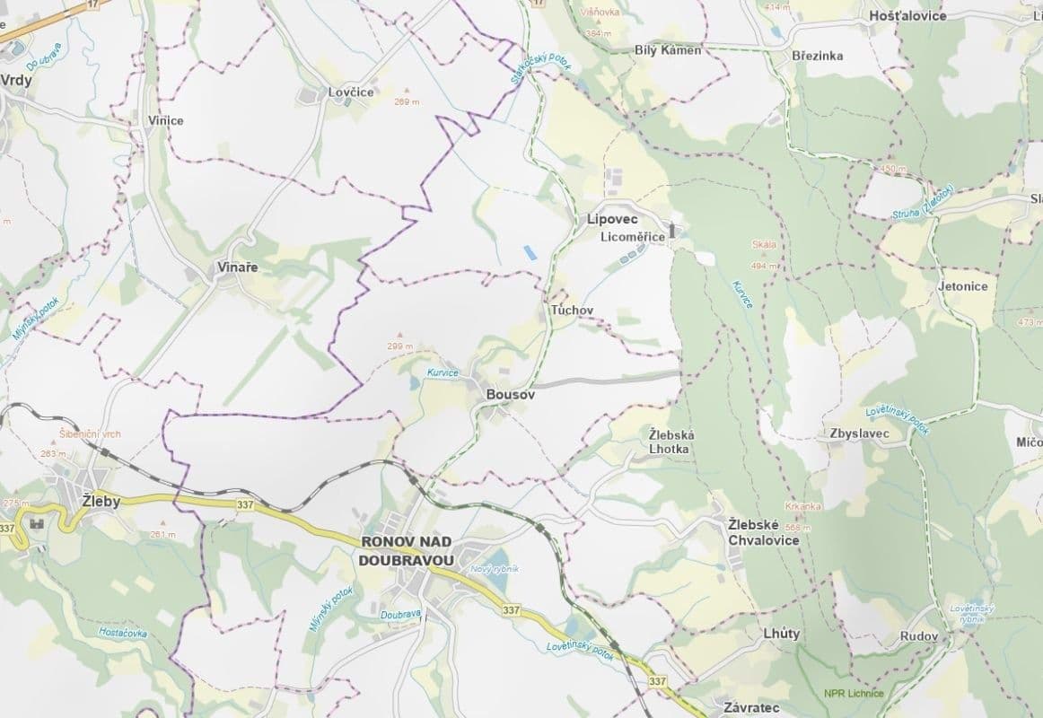 plot for sale, 2,750 m², Lipovec, Pardubický Region plot for sale, 2,750 m², Lipovec, Pardubický Region