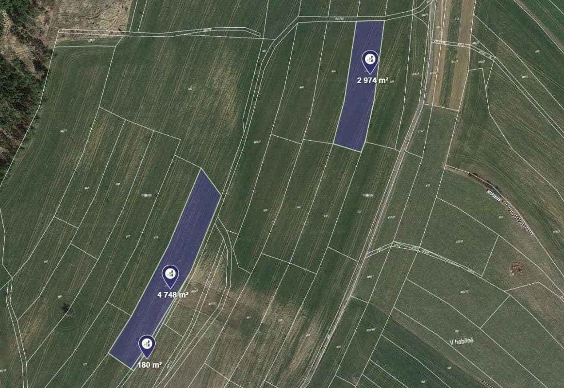 plot for sale, 7,902 m², Píšť, Vysočina Region plot for sale, 7,902 m², Píšť, Vysočina Region