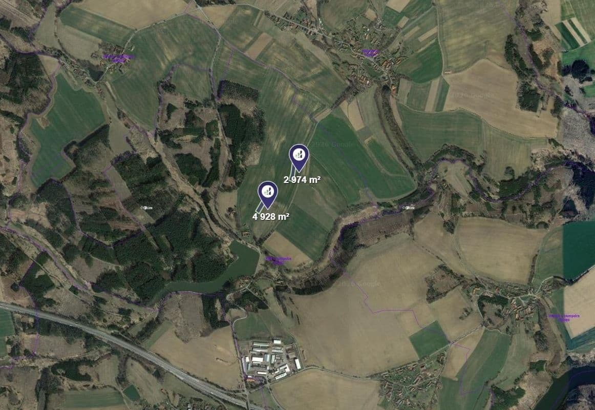 plot for sale, 7,902 m², Píšť, Vysočina Region plot for sale, 7,902 m², Píšť, Vysočina Region