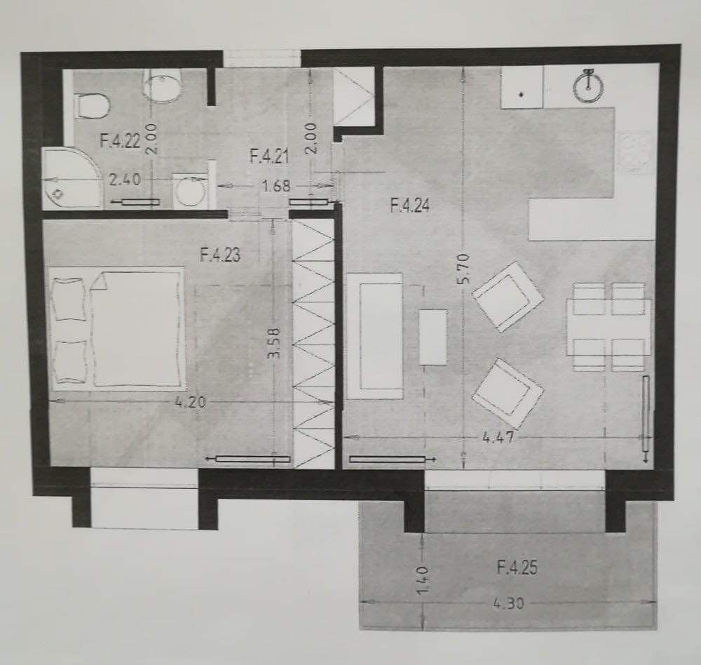 1 bedroom with open-plan kitchen flat to rent, 52 m², Na Výšině, Říčany, Středočeský Region 1 bedroom with open-plan kitchen flat to rent, 52 m², Na Výšině, Říčany, Středočeský Region