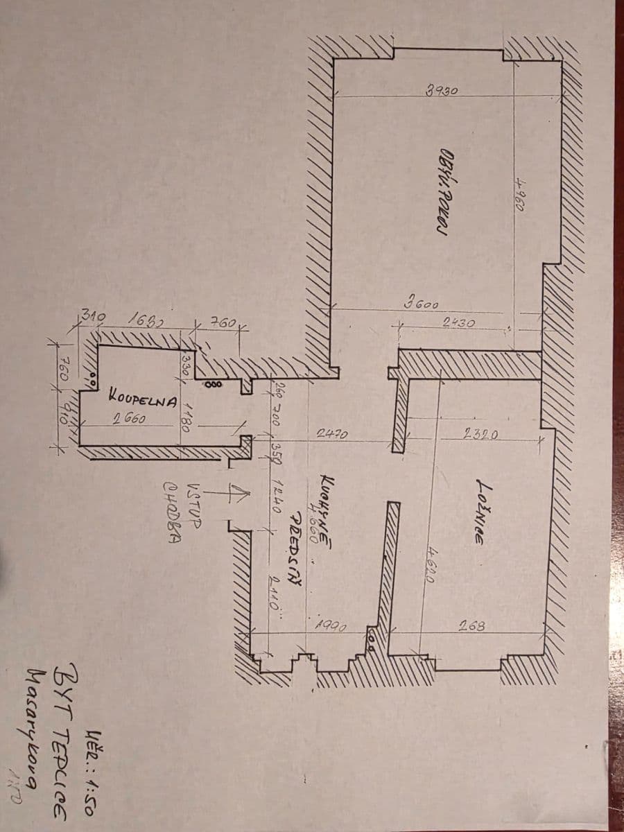 1 bedroom with open-plan kitchen flat for sale, 45 m², Masarykova třída, Teplice, Ústecký Region 1 bedroom with open-plan kitchen flat for sale, 45 m², Masarykova třída, Teplice, Ústecký Region