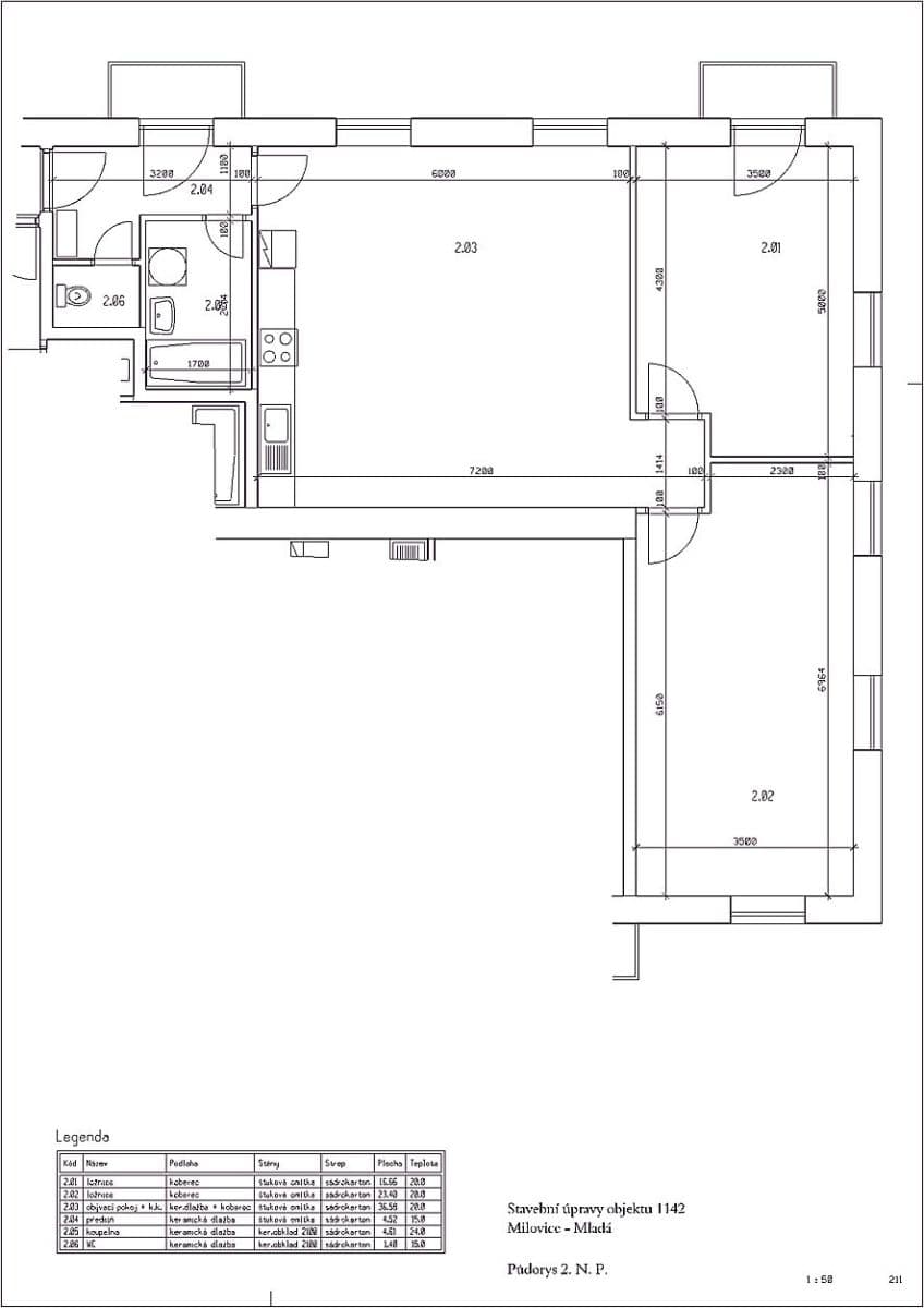 2 bedroom with open-plan kitchen flat for sale, 86 m², Kaštanová, Milovice, Středočeský Region 2 bedroom with open-plan kitchen flat for sale, 86 m², Kaštanová, Milovice, Středočeský Region