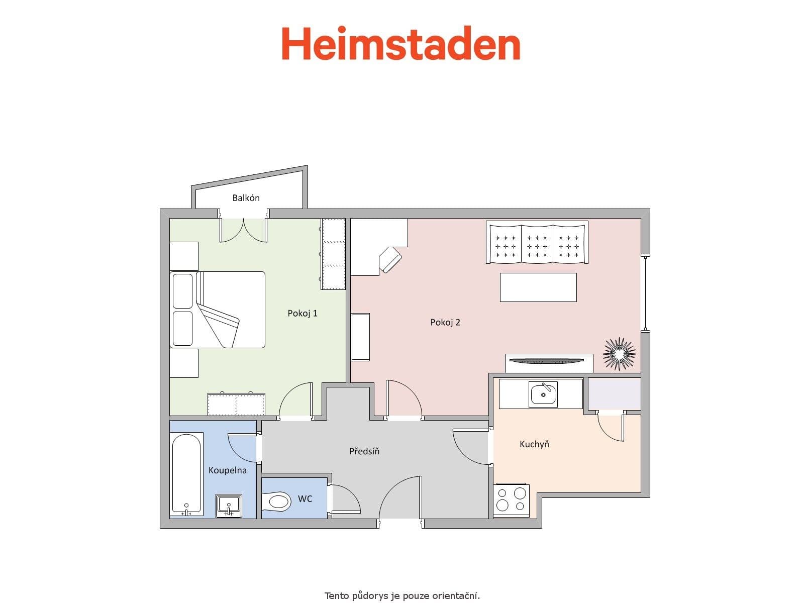 2 bedroom flat to rent, 50 m², Spojenců, Orlová, Moravskoslezský Region 2 bedroom flat to rent, 50 m², Spojenců, Orlová, Moravskoslezský Region