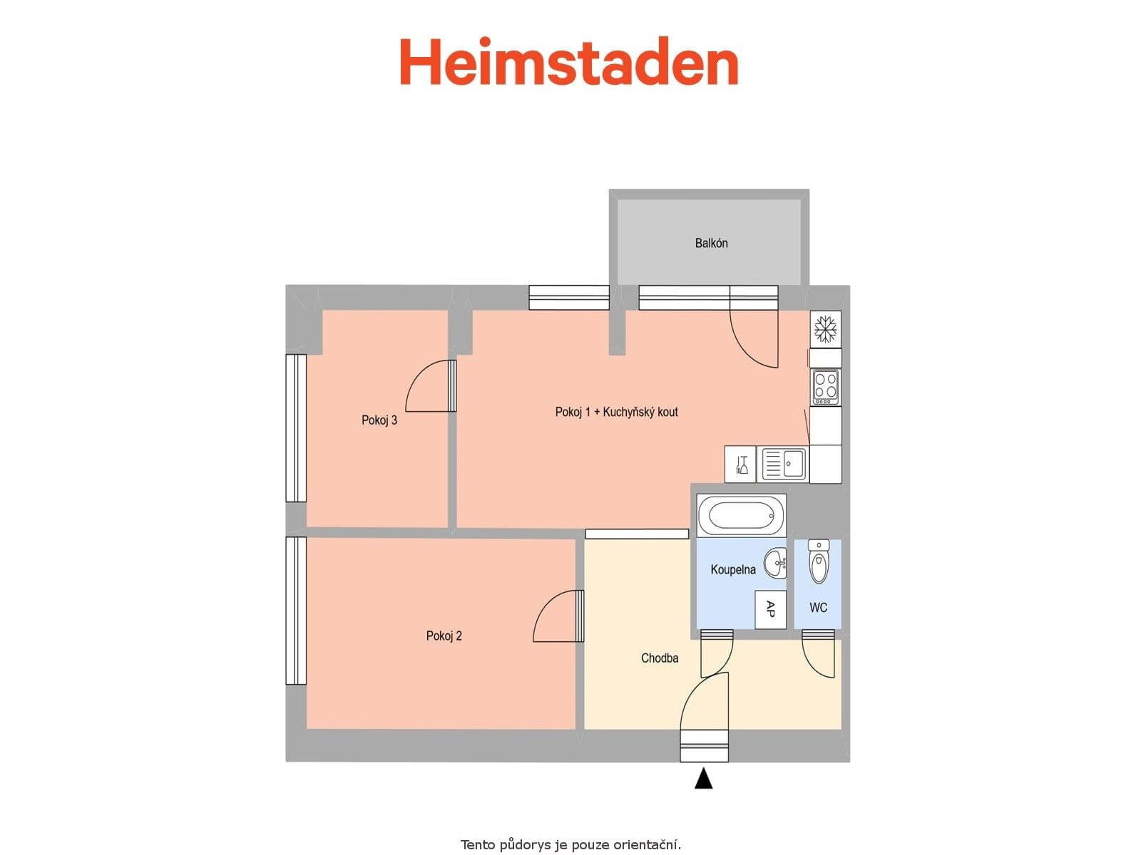 2 bedroom flat to rent, 63 m², Marie Majerové, Frýdek-Místek, Moravskoslezský Region 2 bedroom flat to rent, 63 m², Marie Majerové, Frýdek-Místek, Moravskoslezský Region