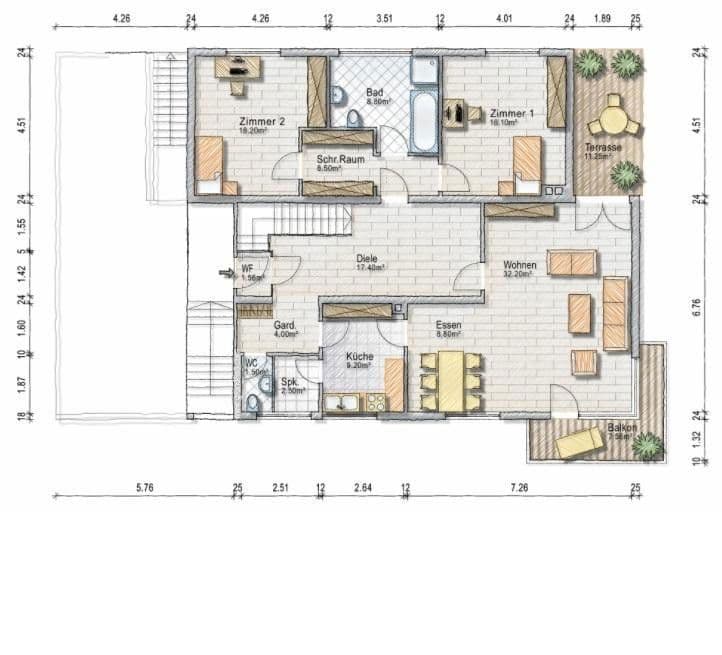 3 bedroom flat to rent, 130 m², Kelkheim (Taunus), Hesse 3 bedroom flat to rent, 130 m², Kelkheim (Taunus), Hesse