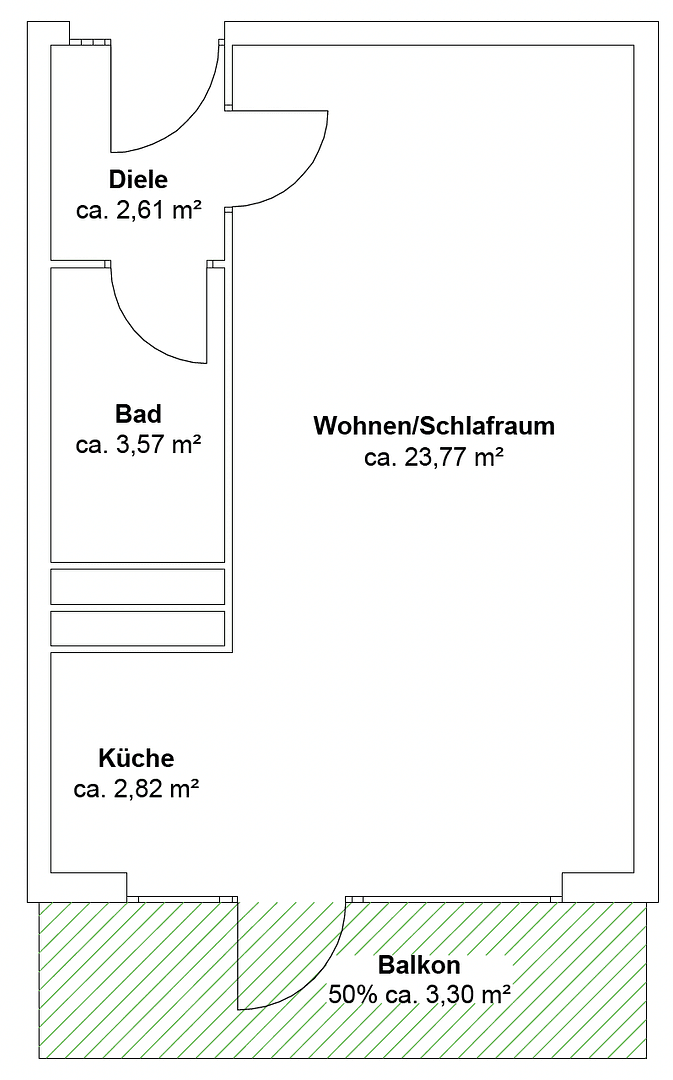 1 bedroom flat for sale, 37 m², München, Bavaria 1 bedroom flat for sale, 37 m², München, Bavaria