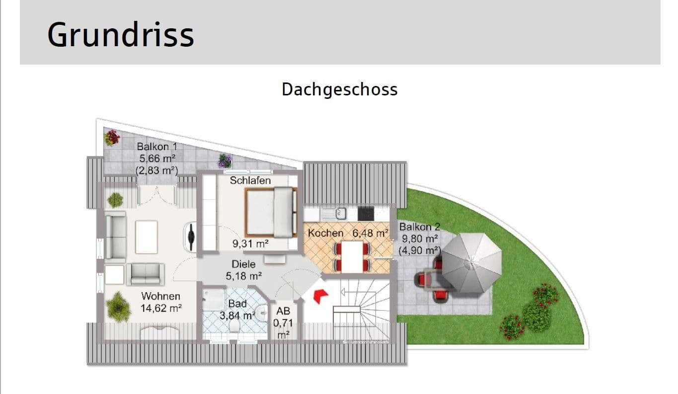 2 bedroom flat to rent, 48 m², Bad Kreuznach, Rhineland-Palatinate 2 bedroom flat to rent, 48 m², Bad Kreuznach, Rhineland-Palatinate