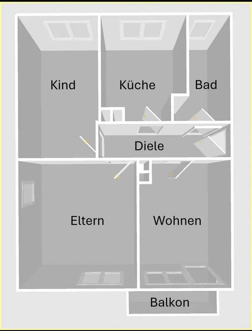 3 bedroom flat for sale, 48 m², Eythstr.15, Nürnberg, Bavaria 3 bedroom flat for sale, 48 m², Eythstr.15, Nürnberg, Bavaria