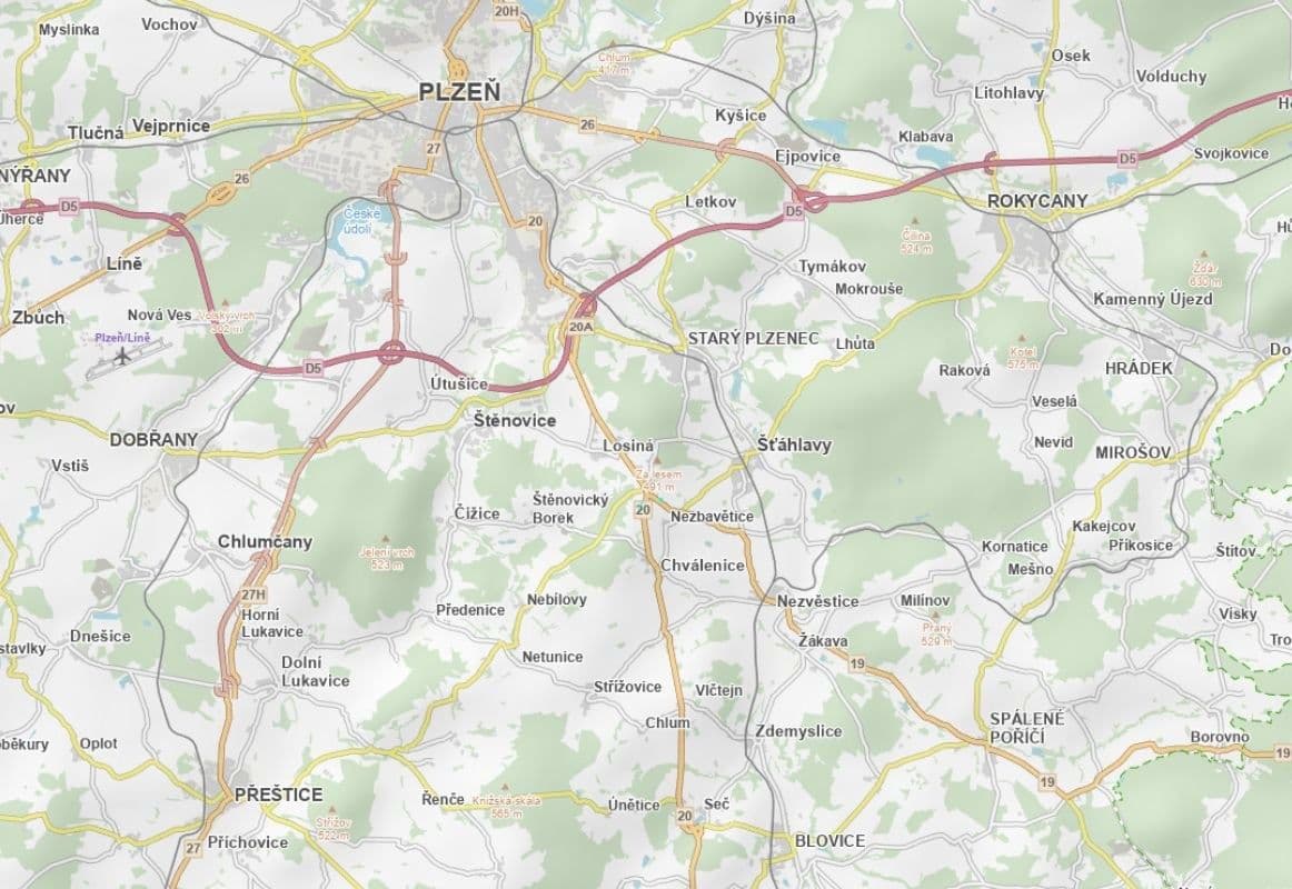 plot for sale, 14,616 m², Nezbavětice, Plzeňský Region plot for sale, 14,616 m², Nezbavětice, Plzeňský Region