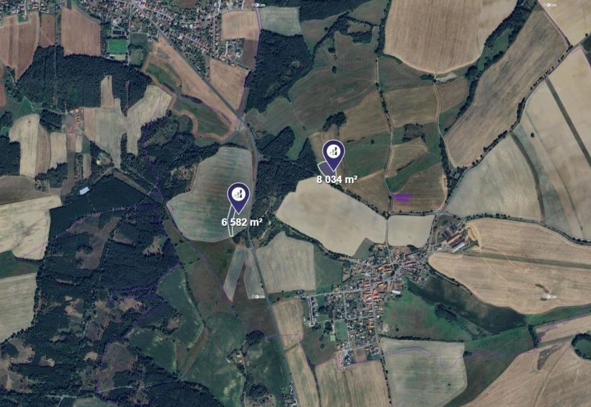 plot for sale, 14,616 m², Nezbavětice, Plzeňský Region plot for sale, 14,616 m², Nezbavětice, Plzeňský Region