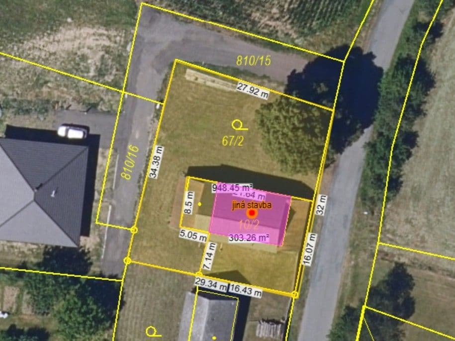 plot for sale, 910 m², Rybníček, Vysočina Region plot for sale, 910 m², Rybníček, Vysočina Region