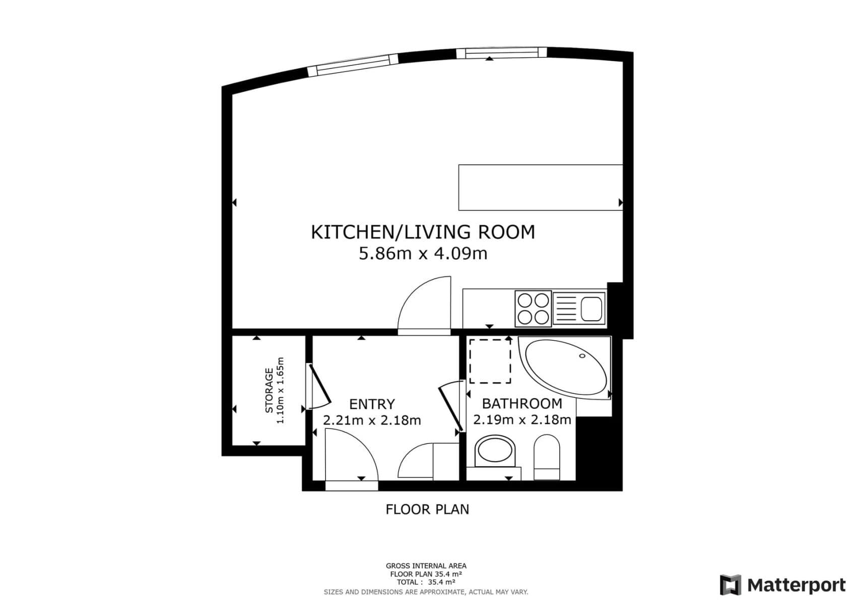 Studio flat to rent, 32 m², Mattioliho, Prague, Prague Studio flat to rent, 32 m², Mattioliho, Prague, Prague