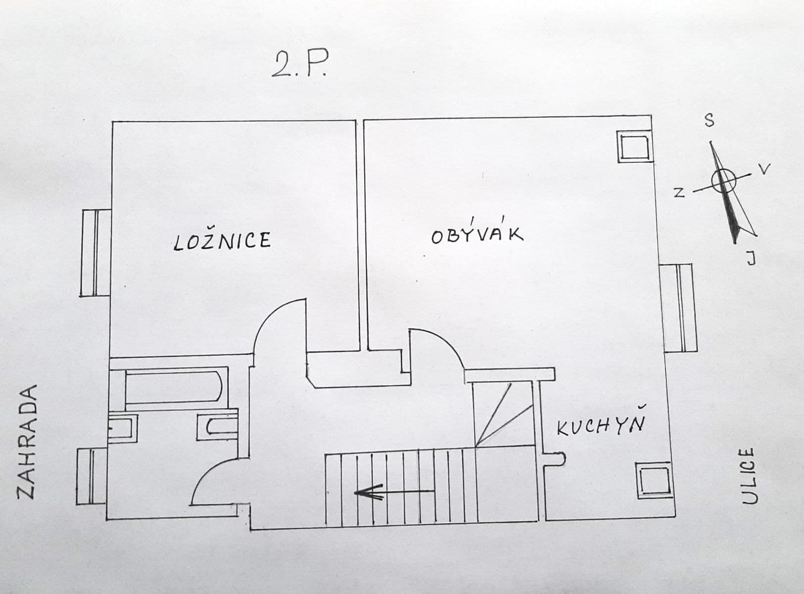 2 bedroom with open-plan kitchen flat to rent, 95 m², Na Pískách, Prague, Prague 2 bedroom with open-plan kitchen flat to rent, 95 m², Na Pískách, Prague, Prague