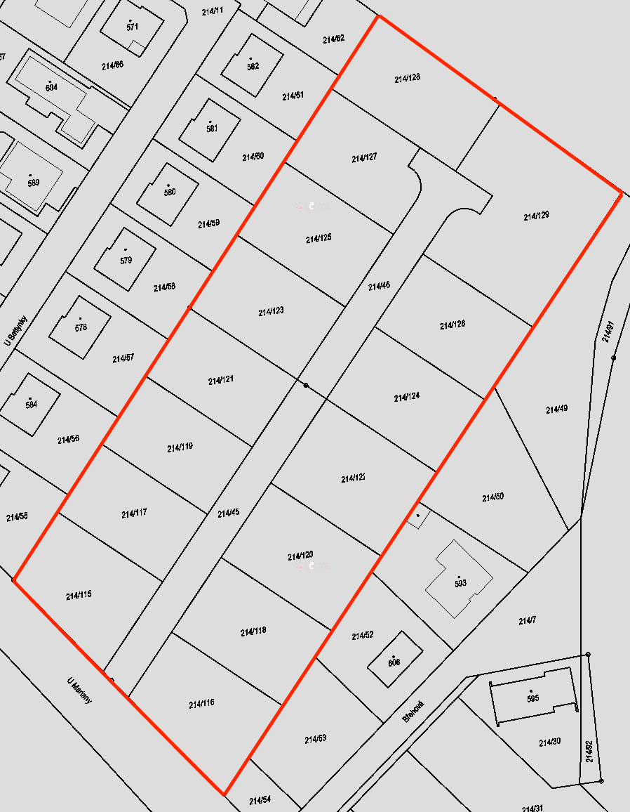 plot for sale, 759 m², U Mariany, Most, Ústecký Region plot for sale, 759 m², U Mariany, Most, Ústecký Region