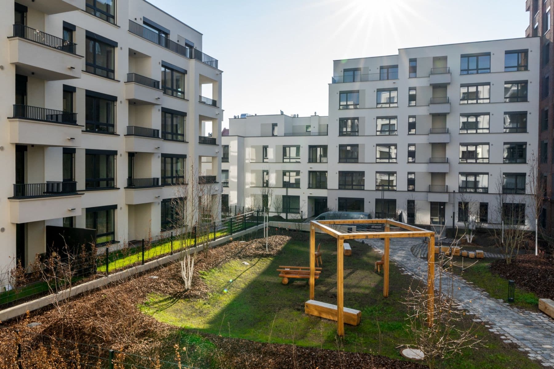 1 bedroom with open-plan kitchen flat to rent, 54 m², Závišova, Prague, Prague 1 bedroom with open-plan kitchen flat to rent, 54 m², Závišova, Prague, Prague